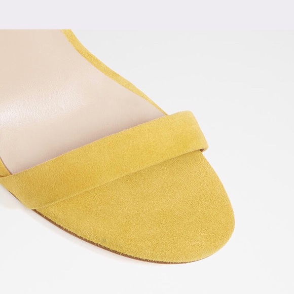 Aldo mustard block heels - Picture 2 of 4